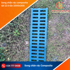 napcong.com - Song chắn rác composite 1000x300 tải 12.5 tấn