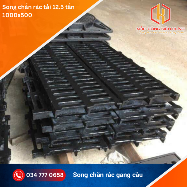 napcong.com - song chắn rác gang 1000x500 tải 12.5 tấn