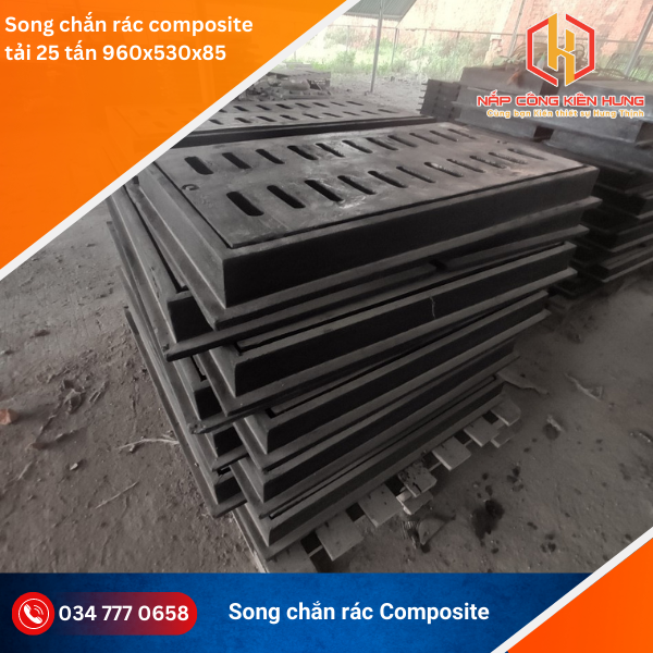 Vật liệu composite: Lịch sử hình thành, quá trình phát triển và ứng dụng 2 Song chắn rác composite 960x530 tải 12.5 tấn